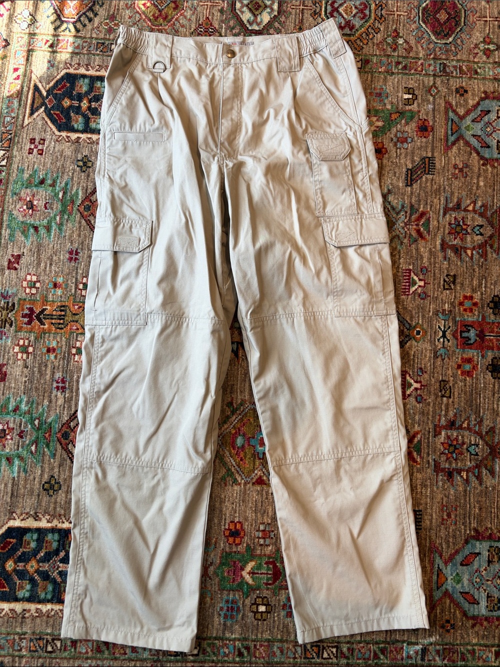 5.11 Tactical Men's Cargo Pants in Light Khaki